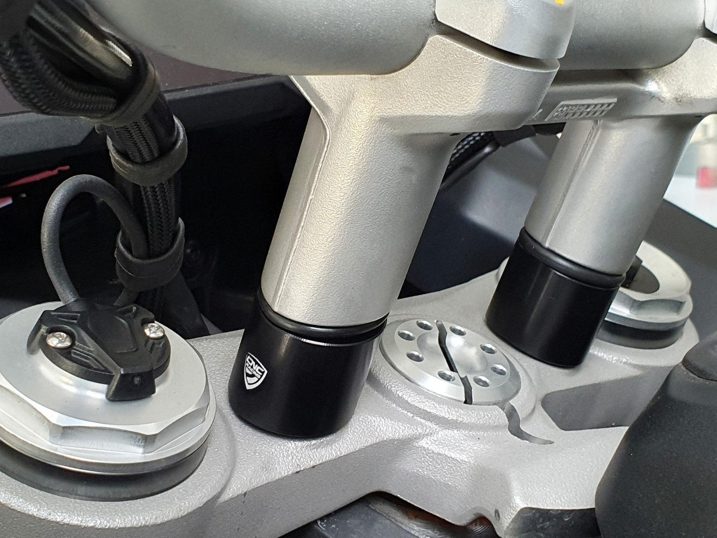 RM258 - CNC RACING Ducati Multistrada V4 (2021+) Handlebar Riser Spacers (H 30mm) – Accessories in the Motodeal Motorcycle Aftermarket Accessories and Parts Online Shop