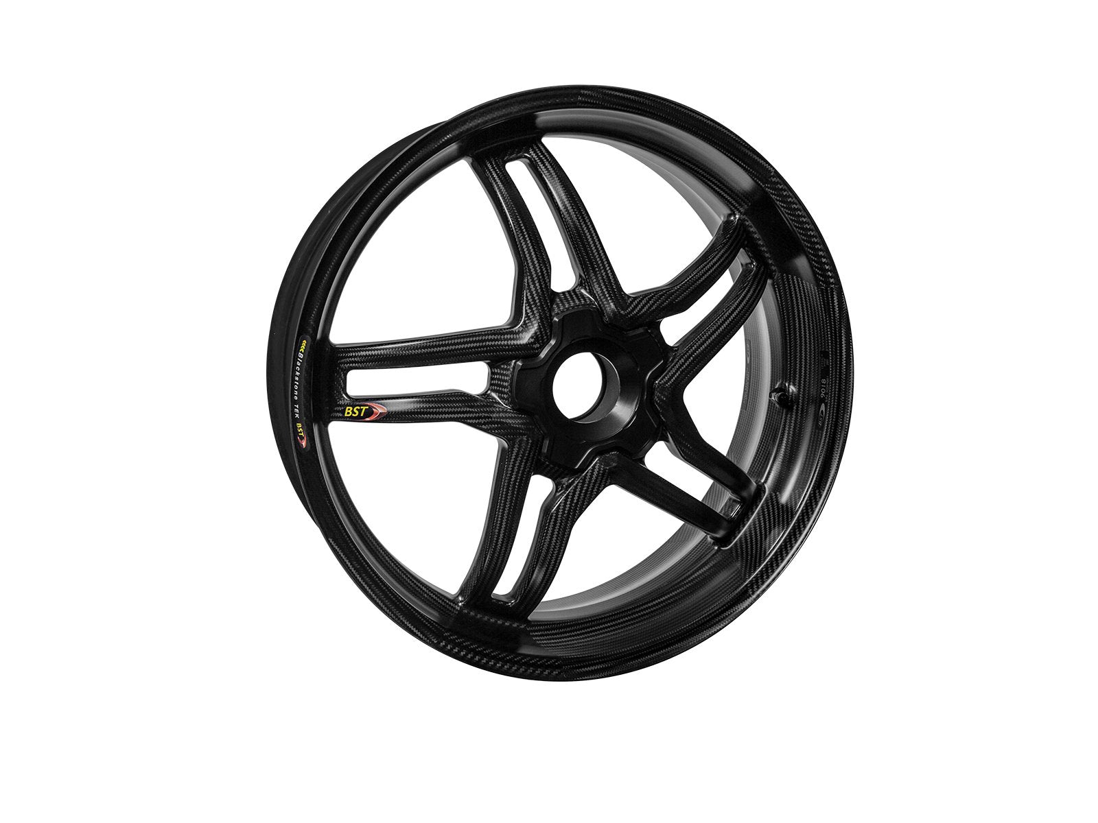 BST Ducati Monster 1100/1200R Carbon Wheel "Rapid TEK" (offset rear, 5 slanted spokes, black hubs) – Accessories in the 2WheelsHero Motorcycle Aftermarket Accessories and Parts Online Shop