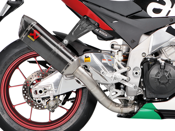AKRAPOVIC S-A10E8-RC Aprilia RSV4 / Tuono V4 (15/20) Full Exhaust System "Evolution Line" (racing) – Accessories in the 2WheelsHero Motorcycle Aftermarket Accessories and Parts Online Shop