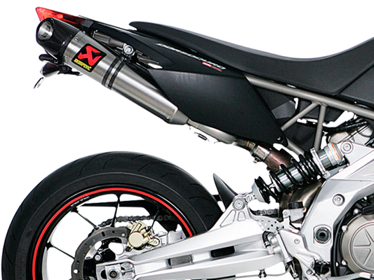 AKRAPOVIC S-A7SO2-HDT Aprilia Dorsoduro 750 (08/15) Slip-on Exhaust (titanium) – Accessories in the 2WheelsHero Motorcycle Aftermarket Accessories and Parts Online Shop