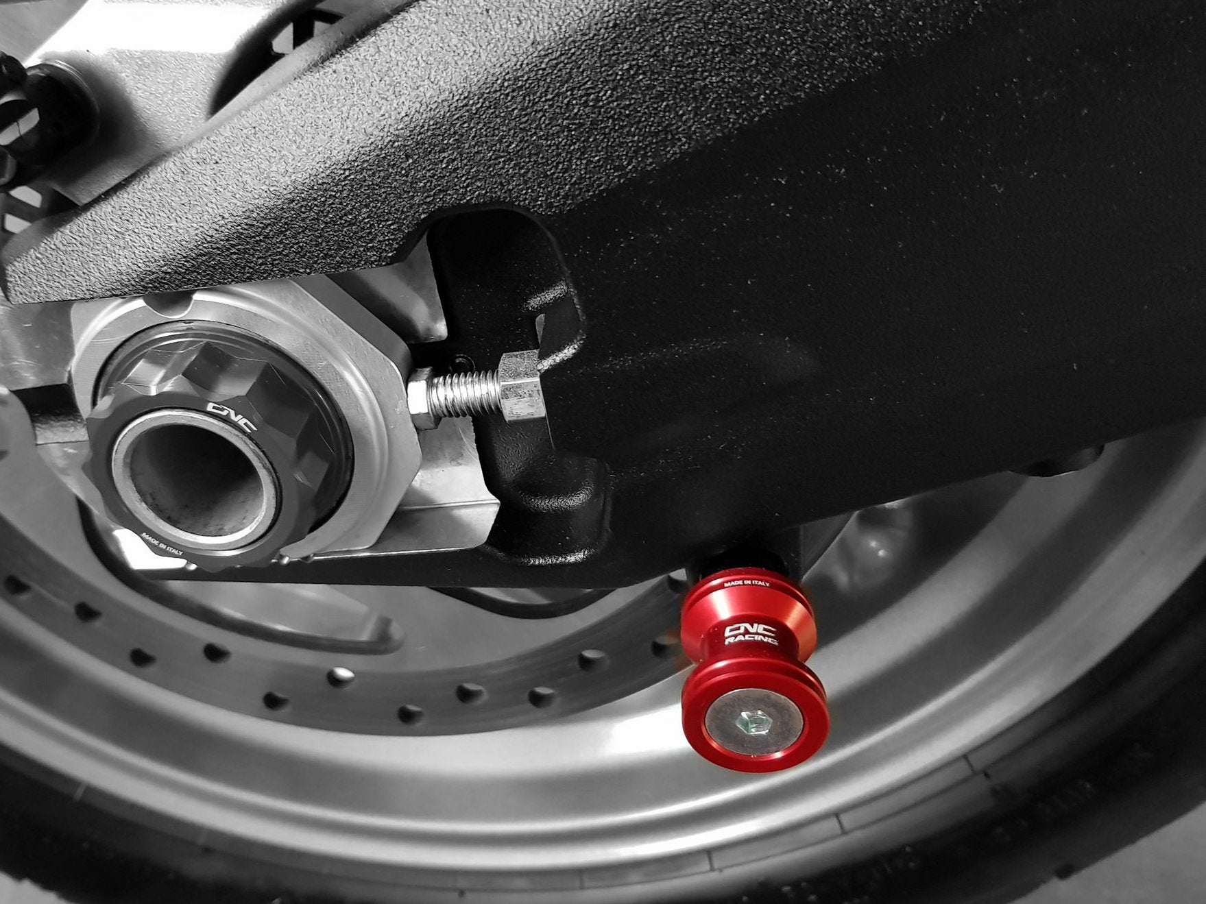 SC195 - CNC RACING Ducati Hypermotard 698 Mono / Multistrada Swingarm Spools – Accessories in the Motodeal Motorcycle Aftermarket Accessories and Parts Online Shop