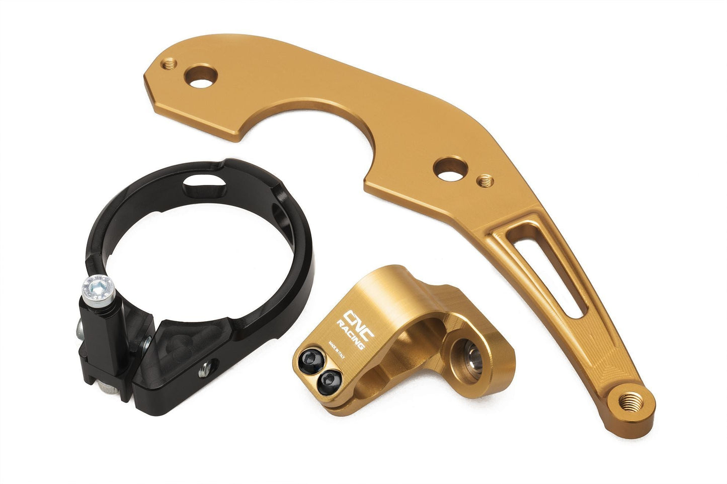 Ducati Scrambler Café Racer (17/21) OHLINS Steering Damper + CNC RACING Mounting Kit – Accessories in the Motodeal Motorcycle Aftermarket Accessories and Parts Online Shop