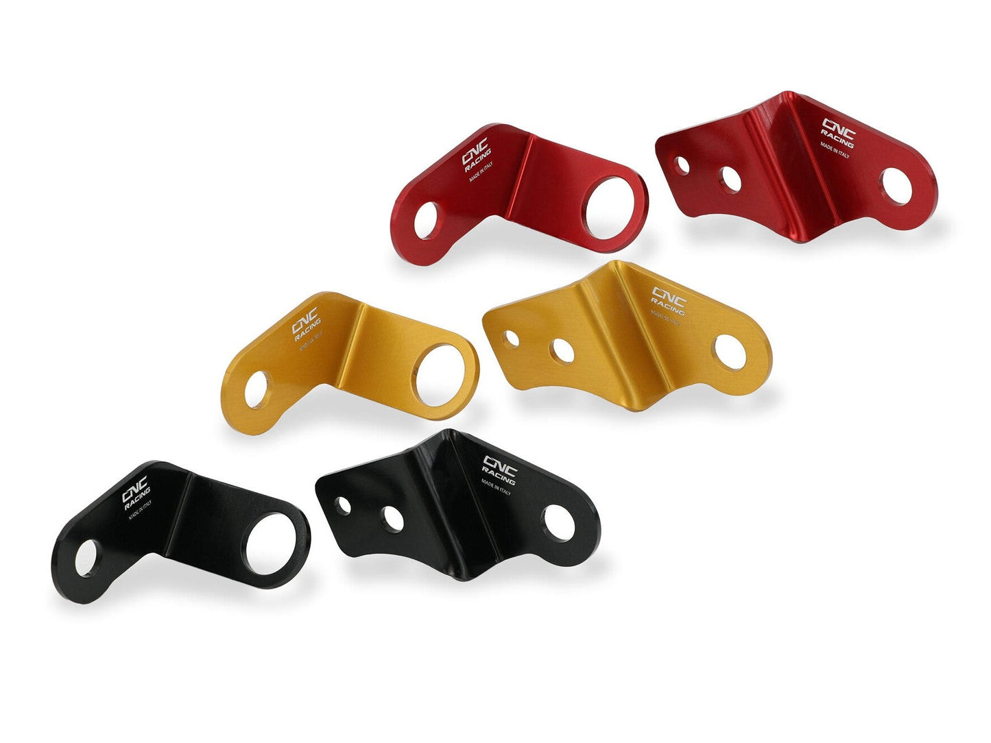 SEA19 - CNC RACING Ducati Hypermotard 698 Mono (2024+) Clutch / Brake Fluid Tanks Brackets Kit – Accessories in the Motodeal Motorcycle Aftermarket Accessories and Parts Online Shop