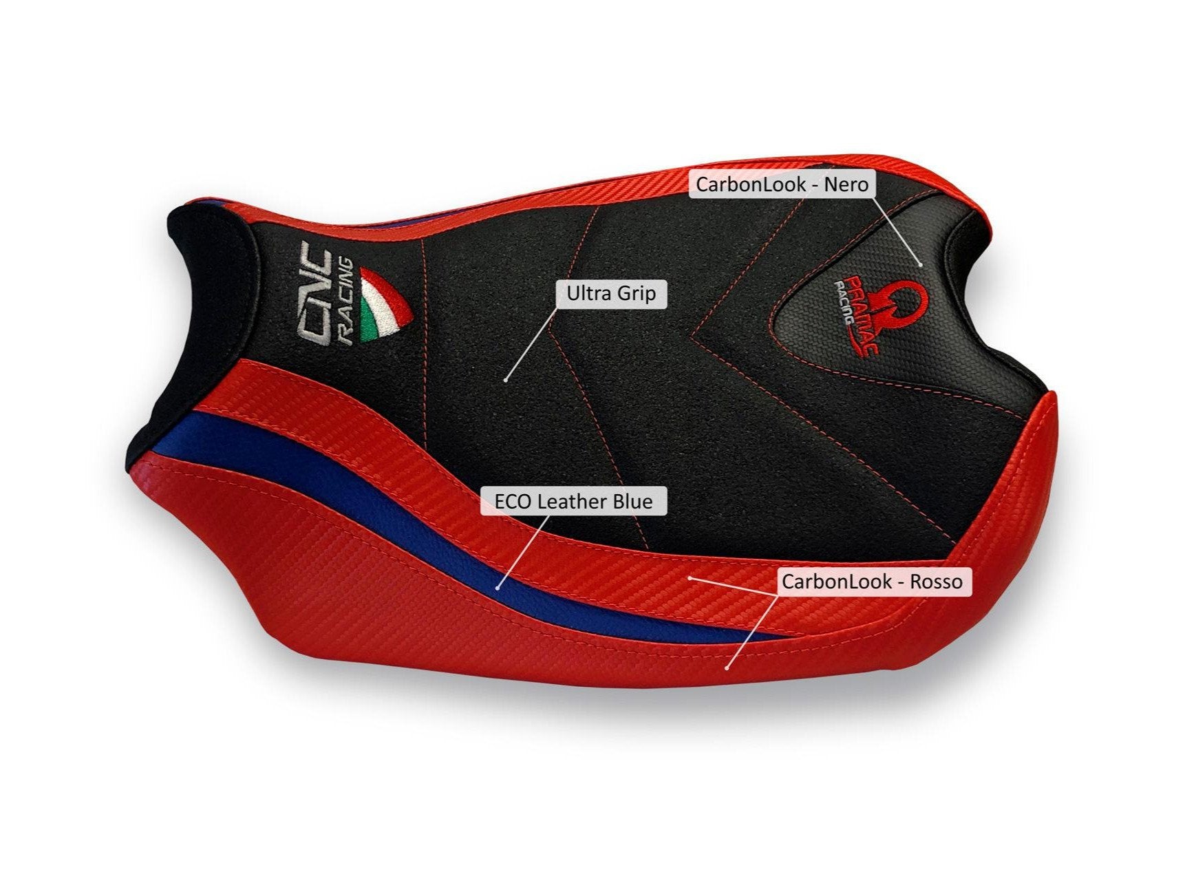SLD03PR - CNC RACING Ducati Panigale V2 (20/24) Ultragrip Seat Cover (Pramac edition) – Accessories in the Motodeal Motorcycle Aftermarket Accessories and Parts Online Shop