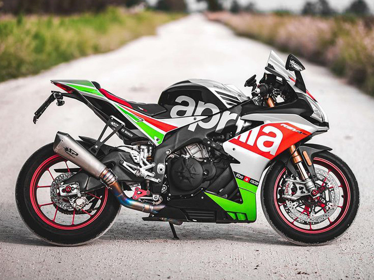 SPARK GAP8805 Aprilia RSV4 / Tuono V4 (2017+) Full Titanium Exhaust System "Force Evo" (racing)