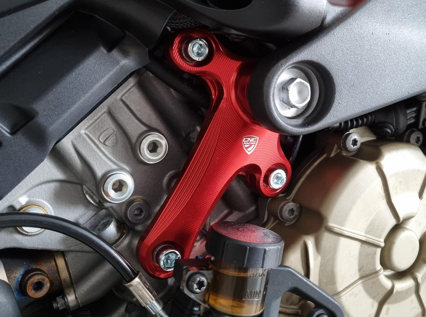 STM01 - CNC RACING Ducati Panigale V4 / Streetfighter (18/24) Engine Holder (right side) – Accessories in the Motodeal Motorcycle Aftermarket Accessories and Parts Online Shop