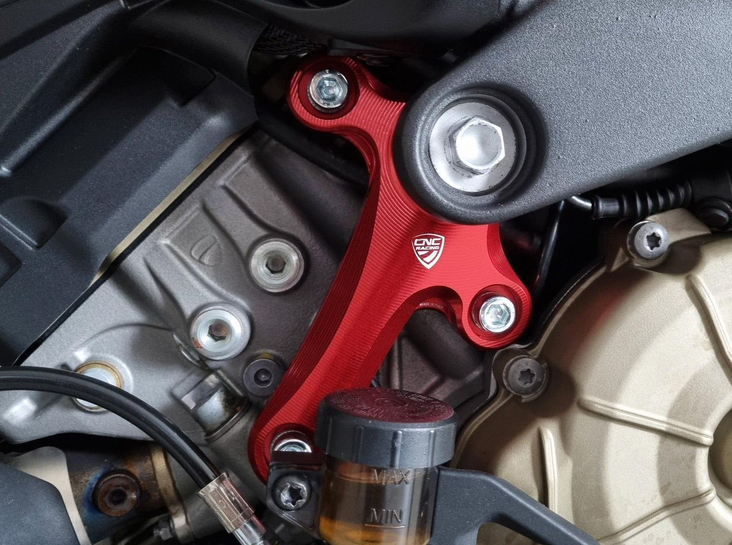 STM01 - CNC RACING Ducati Panigale V4 / Streetfighter (18/24) Engine Holder (right side) – Accessories in the Motodeal Motorcycle Aftermarket Accessories and Parts Online Shop