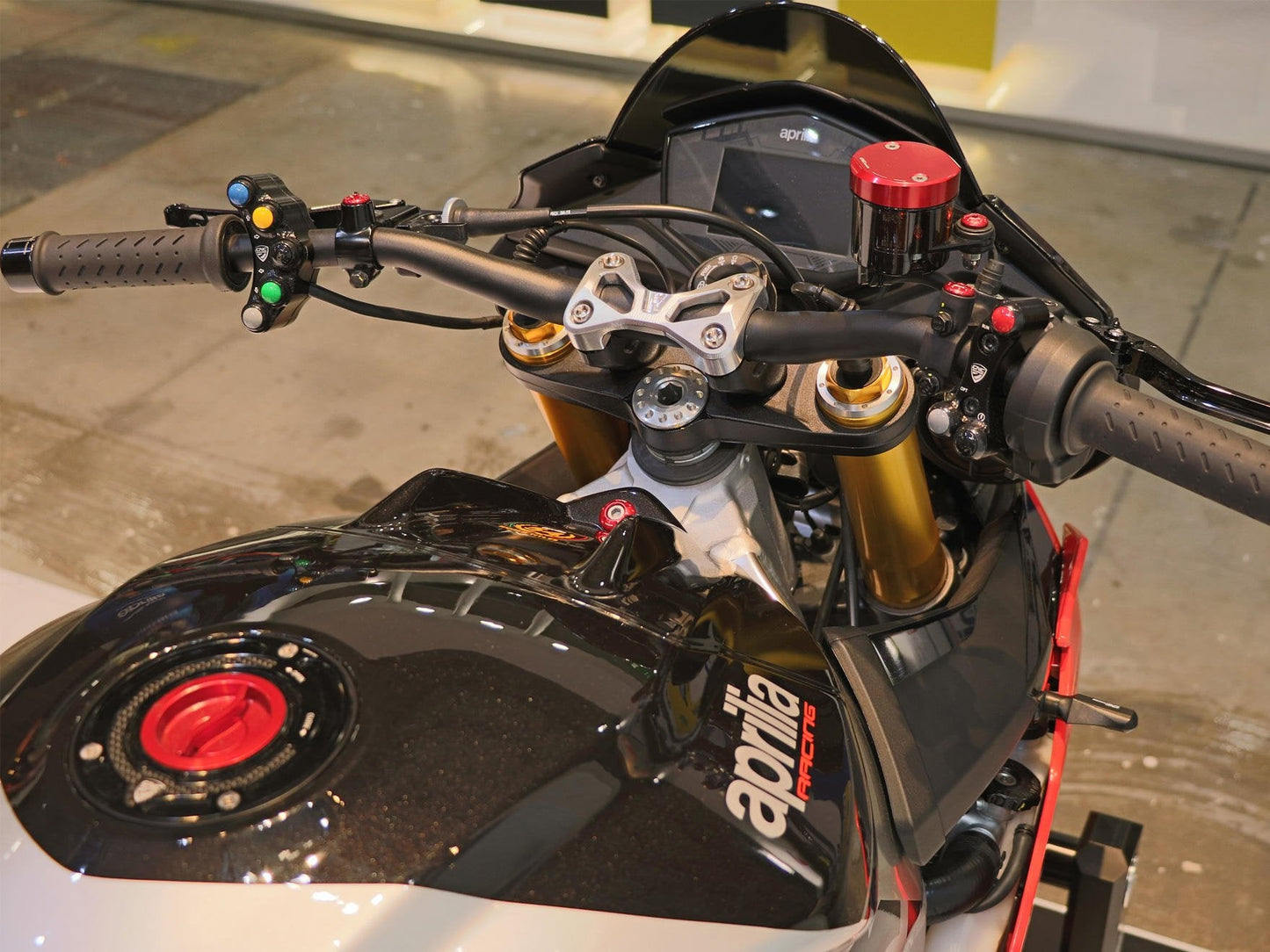 SWA05 - CNC RACING Aprilia RSV4 / Tuono V4 Left Handlebar Switch (racing edition) – Accessories in the Motodeal Motorcycle Aftermarket Accessories and Parts Online Shop