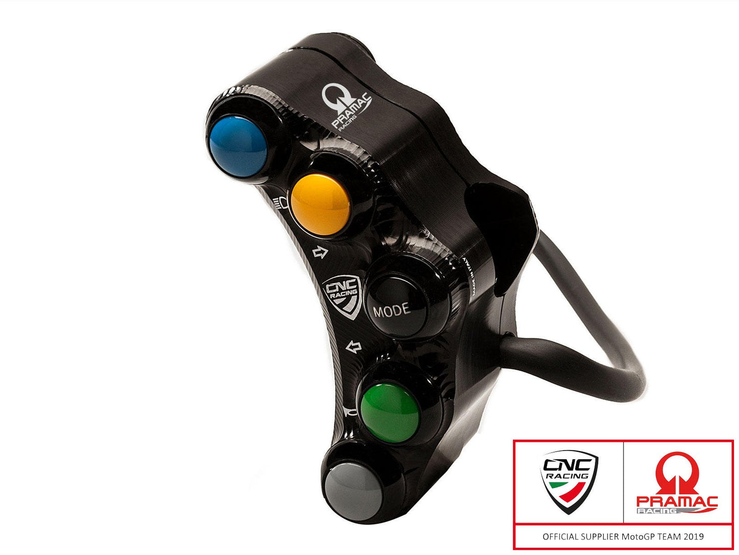 SWD01PR - CNC RACING Ducati 7 Buttons Left Handlebar Switch (street; Pramac edition) – Accessories in the Motodeal Motorcycle Aftermarket Accessories and Parts Online Shop