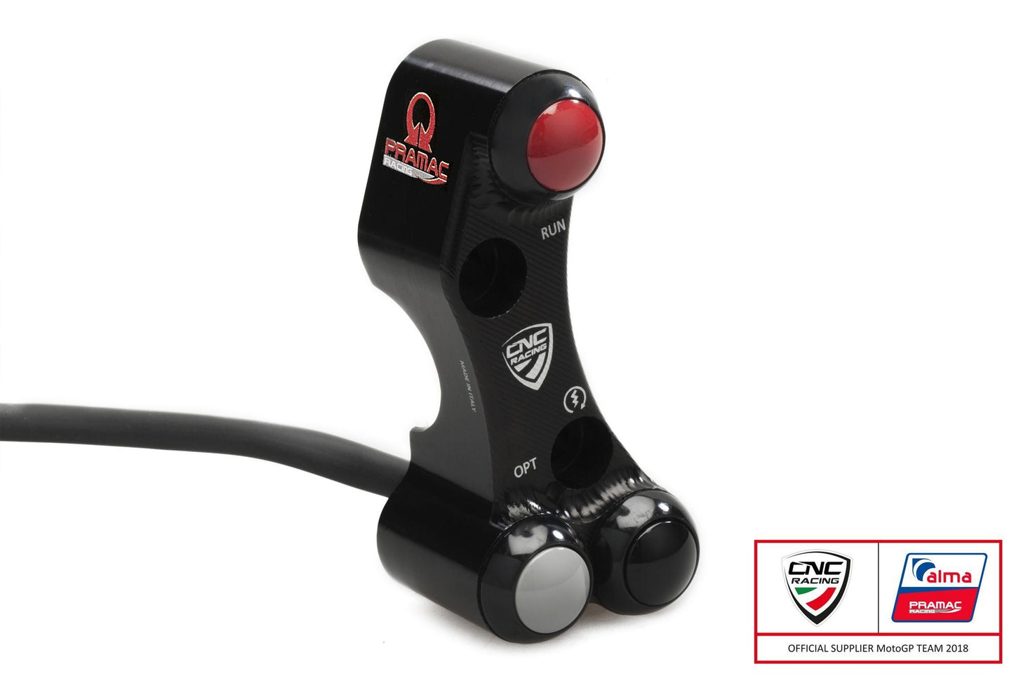 SWD06PR - CNC RACING Ducati Right Handlebar Switch (for Brembo billet CNC and forged; Pramac edition) – Accessories in the Motodeal Motorcycle Aftermarket Accessories and Parts Online Shop