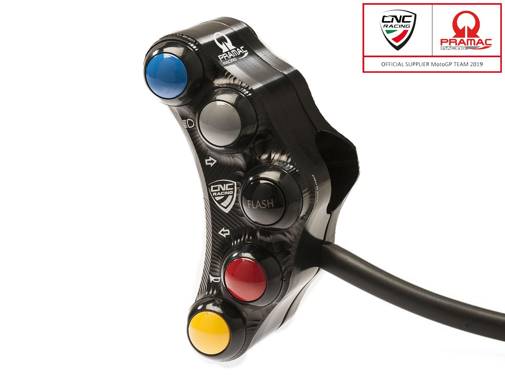 SWD07PR - CNC RACING Ducati Monster 7 Buttons Left Handlebar Switch (street; Pramac edition) – Accessories in the Motodeal Motorcycle Aftermarket Accessories and Parts Online Shop