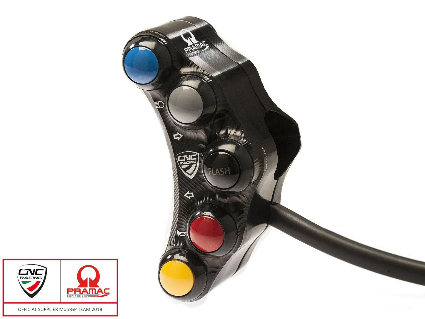 SWD08PR - CNC RACING Ducati Superbike 1098/1198/848 7 Buttons Left Handlebar Switch (street; Pramac edition) – Accessories in the Motodeal Motorcycle Aftermarket Accessories and Parts Online Shop
