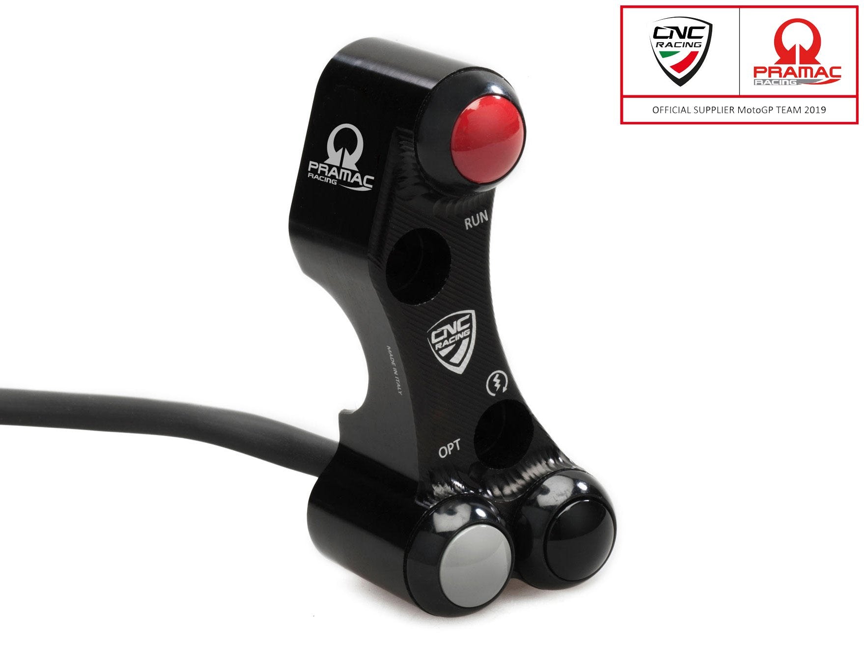 SWD10PR - CNC RACING Ducati 1098/1198/848 Right Handlebar Switch (for Brembo billet CNC and forged; Pramac edition) – Accessories in the Motodeal Motorcycle Aftermarket Accessories and Parts Online Shop