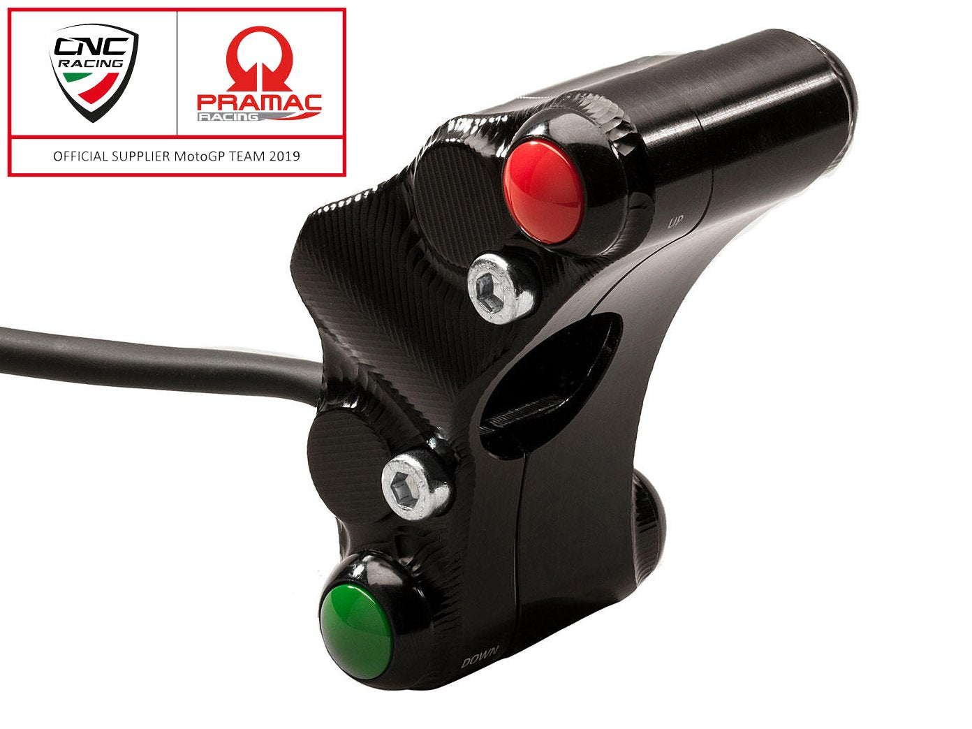 SWD18PR - CNC RACING Ducati 7 Buttons Left Handlebar Switch (street; Pramac edition) – Accessories in the Motodeal Motorcycle Aftermarket Accessories and Parts Online Shop