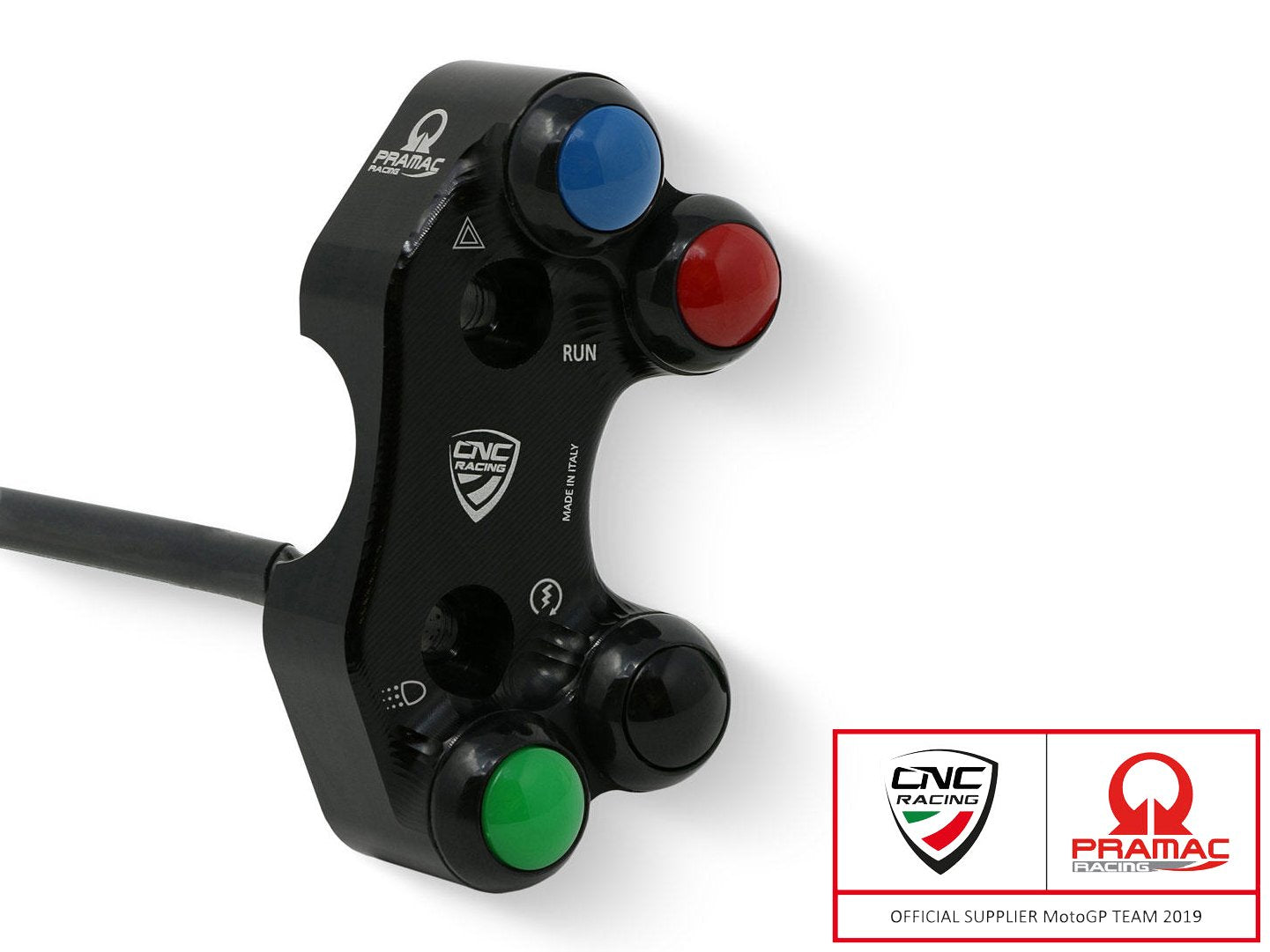 SWD19PR - CNC RACING Ducati Right Handlebar Switch (for OEM and RCS Brembo; Pramac edition) – Accessories in the Motodeal Motorcycle Aftermarket Accessories and Parts Online Shop