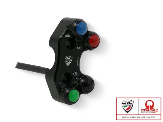 SWD21PR - CNC RACING Ducati Streetfighter V4 (20/24) Right Handlebar Switch (for OEM and RCS Brembo; Pramac edition) – Accessories in the Motodeal Motorcycle Aftermarket Accessories and Parts Online Shop