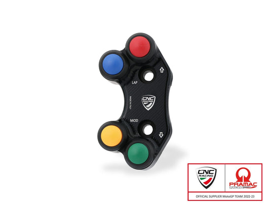 SWD22PR - CNC RACING Ducati Panigale V2 (20/24) Left Handlebar Switch (racing; Pramac edition) – Accessories in the Motodeal Motorcycle Aftermarket Accessories and Parts Online Shop