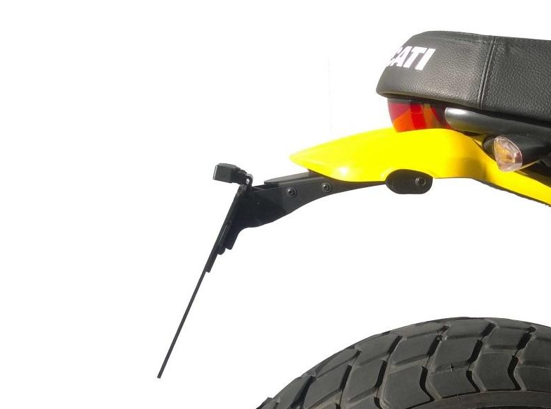 PRT09 - DUCABIKE Ducati Scrambler 800 Adjustable License Plate Holder – Accessories in the Motodeal Motorcycle Aftermarket Accessories and Parts Online Shop