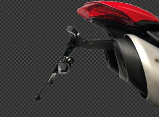 PRT13 - DUCABIKE Ducati Hypermotard 950 Adjustable License Plate Holder – Accessories in the Motodeal Motorcycle Aftermarket Accessories and Parts Online Shop