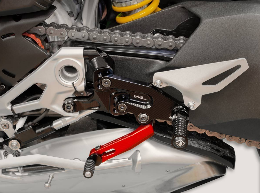 PRSFV401 - DUCABIKE Ducati Streetfighter V4 (2020+) Adjustable Rearset – Accessories in the Motodeal Motorcycle Aftermarket Accessories and Parts Online Shop
