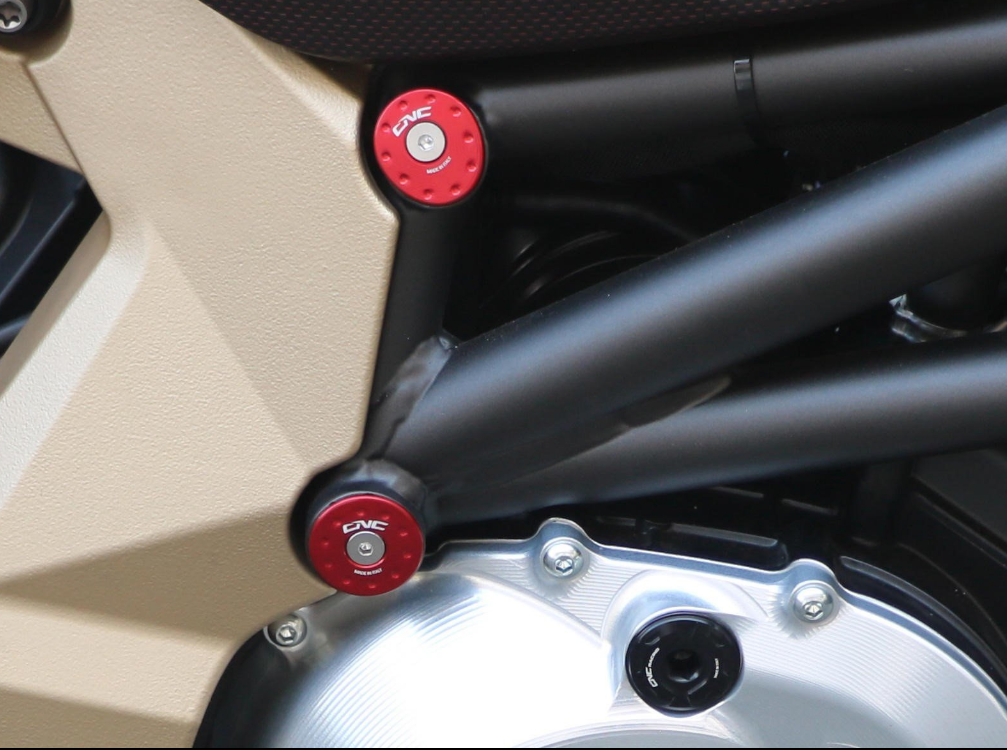 TT358 - CNC RACING MV Agusta Brutale 1000 RR Front Frame Plugs – Accessories in the Motodeal Motorcycle Aftermarket Accessories and Parts Online Shop