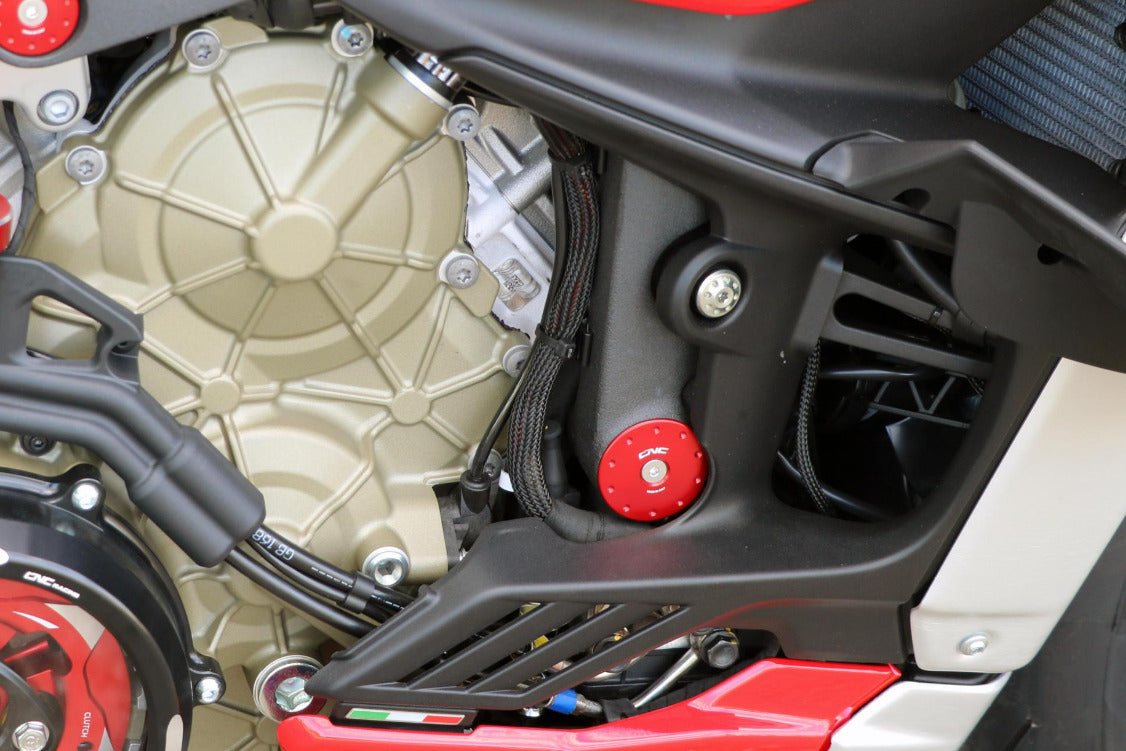 TT360 - CNC RACING Ducati Streetfighter V4 (20/24) Frame Plugs – Accessories in the Motodeal Motorcycle Aftermarket Accessories and Parts Online Shop