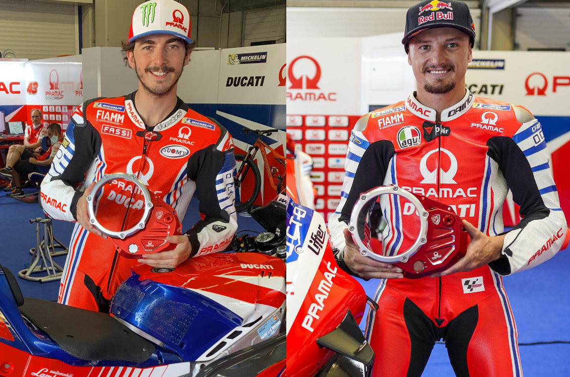 CA501PR - CNC RACING Ducati Oil Bath Clear Clutch Cover (Pramac edition) – Accessories in the Motodeal Motorcycle Aftermarket Accessories and Parts Online Shop