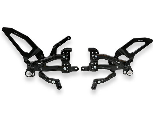 PE409 - CNC RACING Ducati Streetfighter V4 Adjustable Rearset – Accessories in the Motodeal Motorcycle Aftermarket Accessories and Parts Online Shop