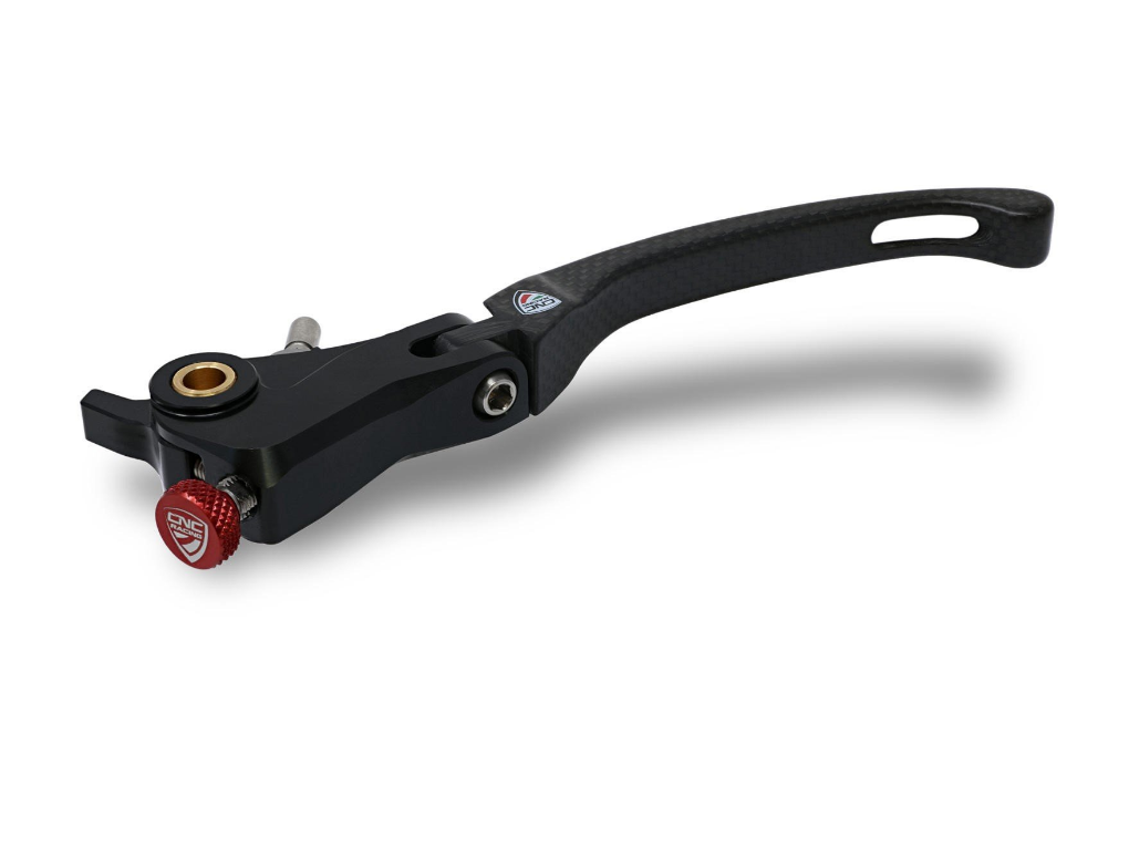 LCR12 - CNC RACING Ducati / Aprilia / MV Agusta Carbon Folding Clutch Lever – Accessories in the Motodeal Motorcycle Aftermarket Accessories and Parts Online Shop