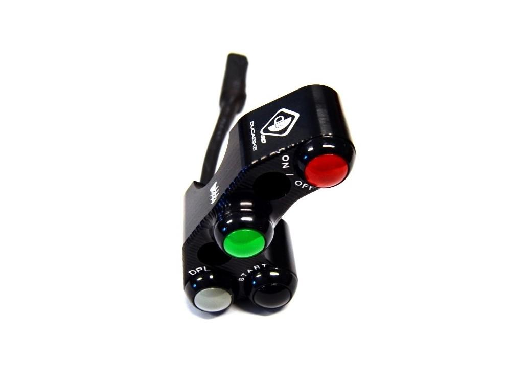 CPPI16 - DUCABIKE Ducati Streetfighter V4 (20/24) Brake Pump Bracket with Integrated Buttons (Brembo Radial/RCS) – Accessories in the Motodeal Motorcycle Aftermarket Accessories and Parts Online Shop