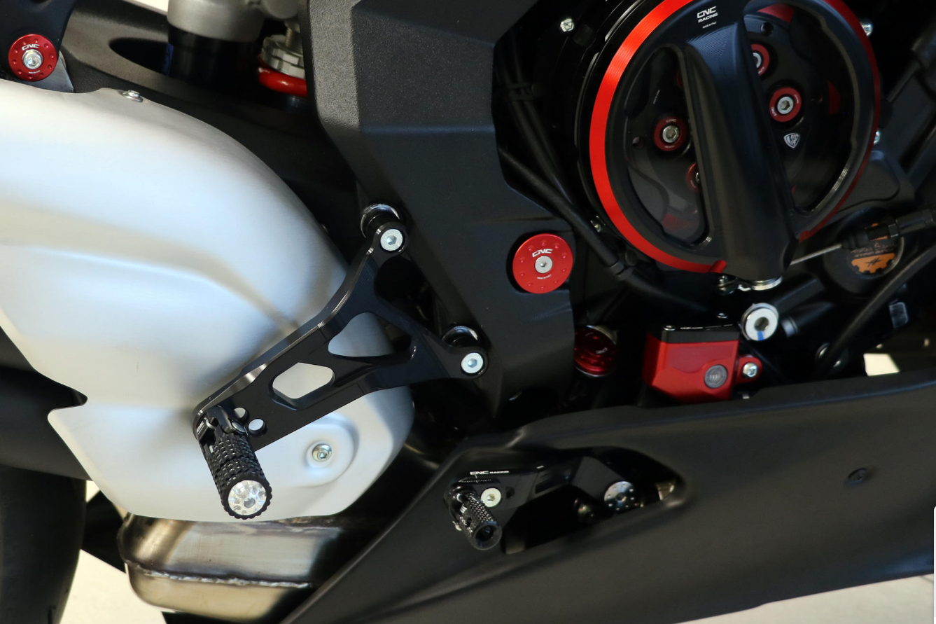 PE227 - CNC RACING MV Agusta F3 / Superveloce Adjustable Rearset – Accessories in the Motodeal Motorcycle Aftermarket Accessories and Parts Online Shop