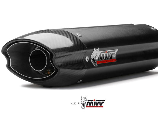 MIVV UK.019 KAWASAKI ZX-6 R ( 2007 - 08 ) Slip-on Underseat Exhaust "Suono" (black; approved) – Accessories in the 2WheelsHero Motorcycle Aftermarket Accessories and Parts Online Shop