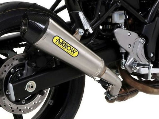 ARROW 71645MI+71846XKI Suzuki SV650 (2016+) Steel Slip-on Exhaust "X Kone" – Accessories in the 2WheelsHero Motorcycle Aftermarket Accessories and Parts Online Shop