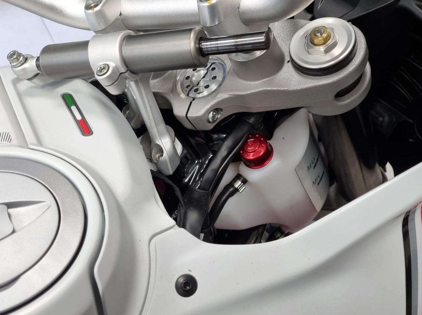 TA150 - CNC RACING Ducati Radiator Expansion Tank Cap – Accessories in the Motodeal Motorcycle Aftermarket Accessories and Parts Online Shop