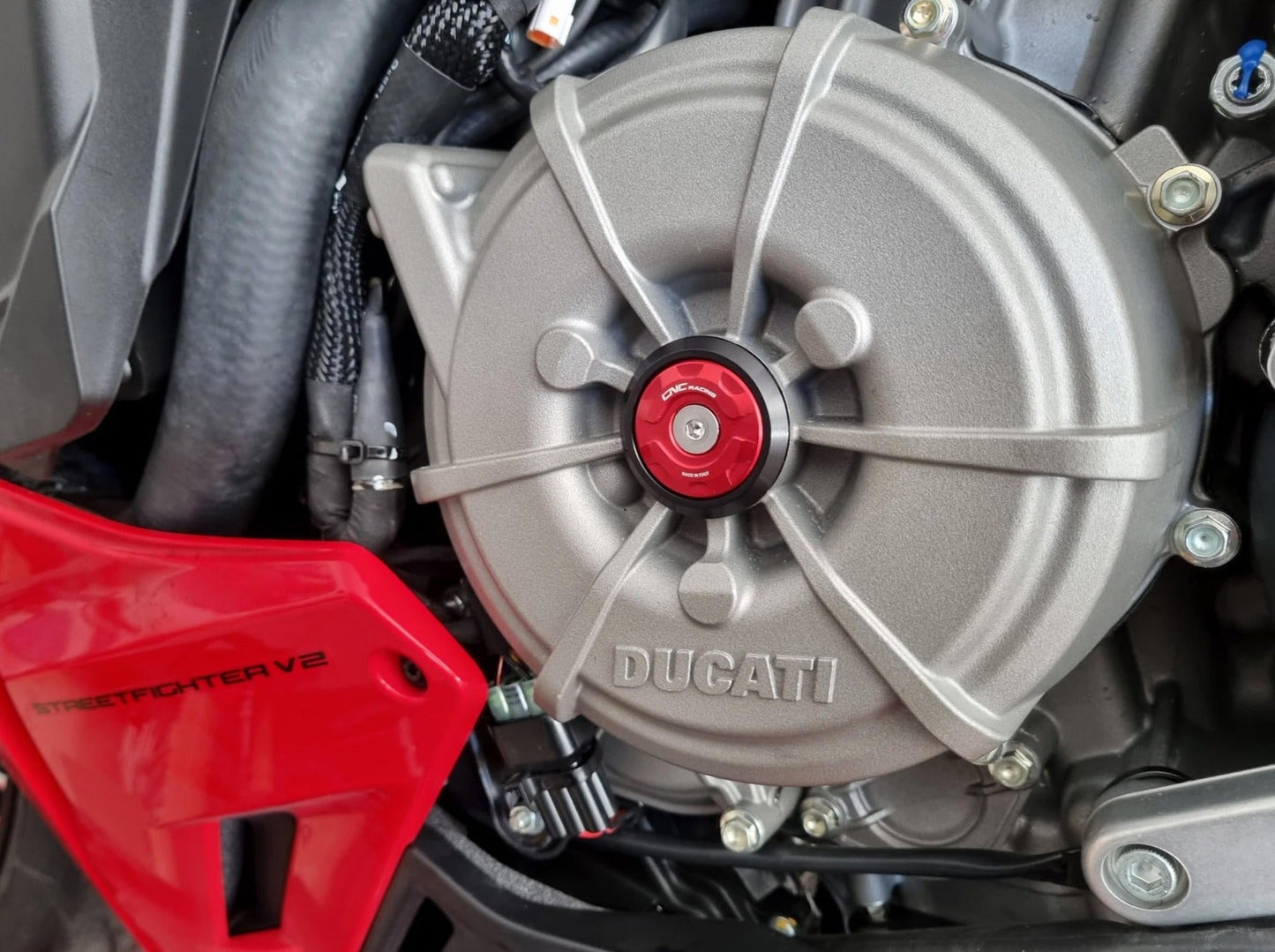 TA170 - CNC RACING Ducati Panigale / Streetfighter V2 Generator Cover Plug – Accessories in the Motodeal Motorcycle Aftermarket Accessories and Parts Online Shop
