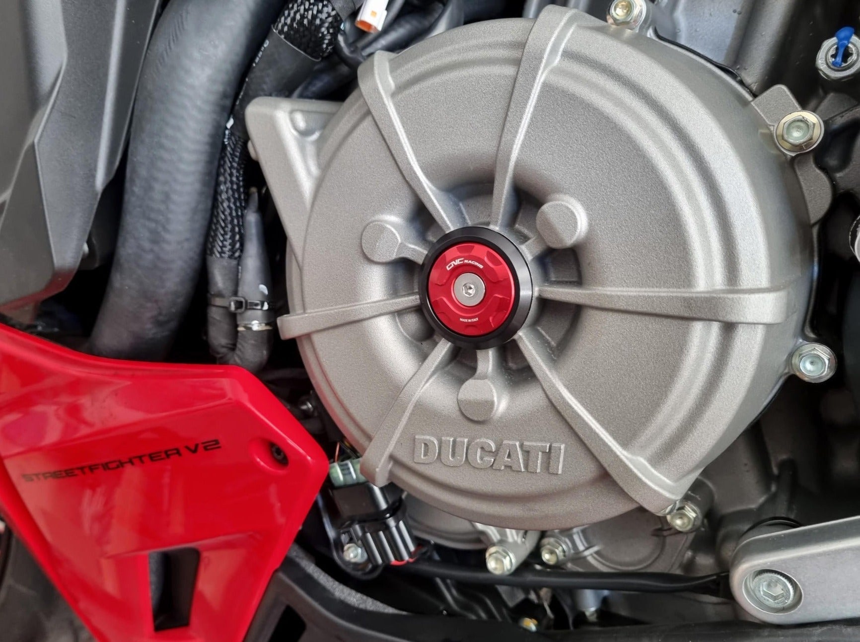 TA170 - CNC RACING Ducati Panigale / Streetfighter V2 Generator Cover Plug – Accessories in the Motodeal Motorcycle Aftermarket Accessories and Parts Online Shop