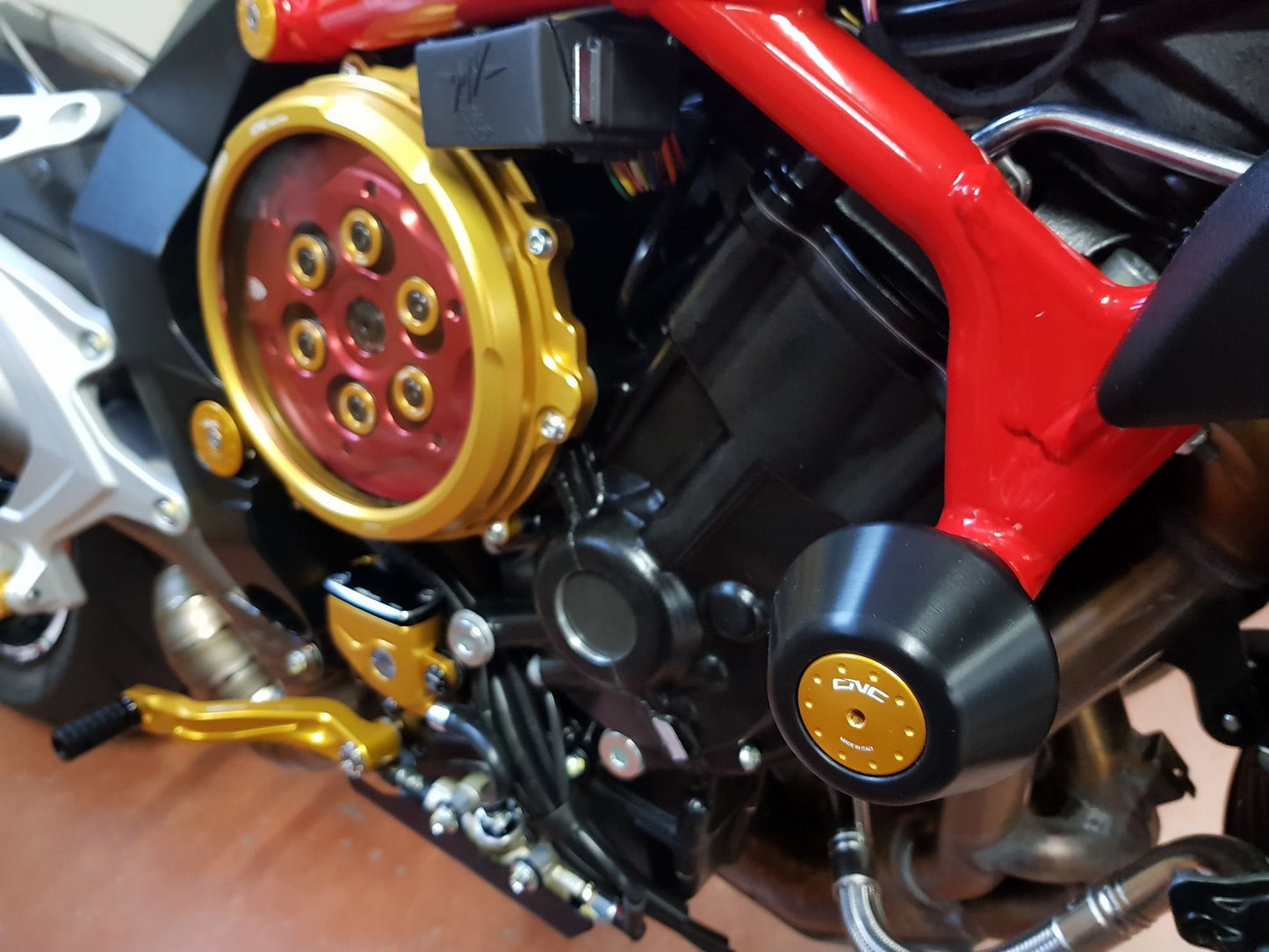 TC213 - CNC RACING MV Agusta Frame Crash Protection Sliders – Accessories in the Motodeal Motorcycle Aftermarket Accessories and Parts Online Shop