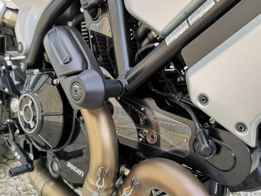 TC214 - CNC RACING Ducati Scrambler 1100 / Monster 797 Frame Crash Protection Sliders – Accessories in the Motodeal Motorcycle Aftermarket Accessories and Parts Online Shop