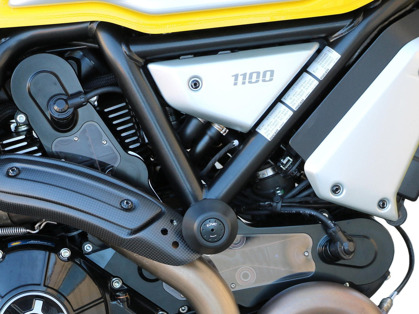 TC214 - CNC RACING Ducati Scrambler 1100 / Monster 797 Frame Crash Protection Sliders – Accessories in the Motodeal Motorcycle Aftermarket Accessories and Parts Online Shop
