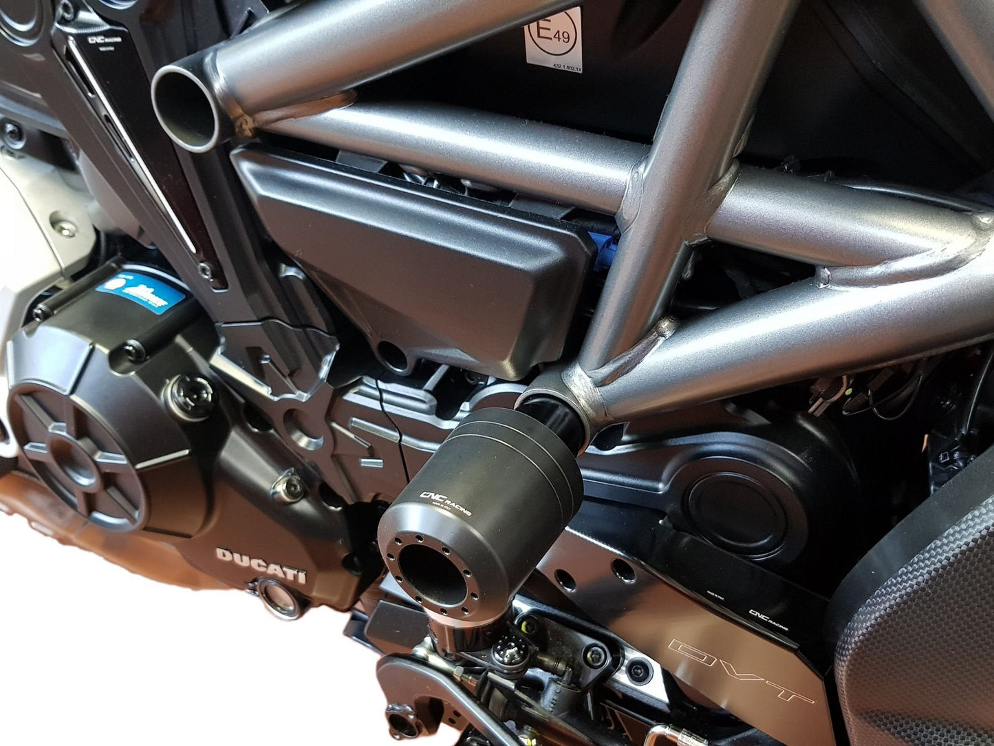 TC315 - CNC RACING Ducati XDiavel Frame Crash Protectors – Accessories in the Motodeal Motorcycle Aftermarket Accessories and Parts Online Shop