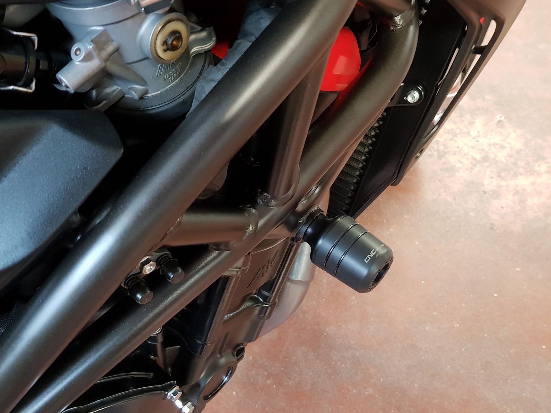 TC317 - CNC RACING MV Agusta Brutale Frame Crash Protection Sliders – Accessories in the Motodeal Motorcycle Aftermarket Accessories and Parts Online Shop