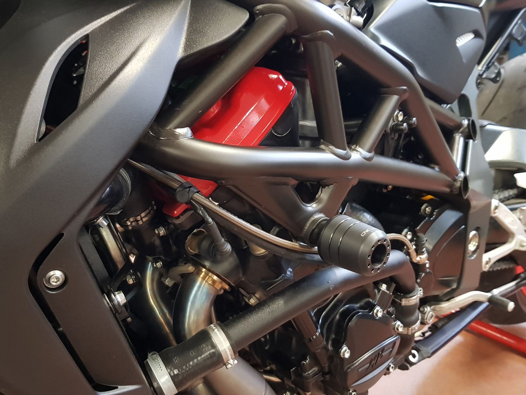 TC317 - CNC RACING MV Agusta Brutale Frame Crash Protection Sliders – Accessories in the Motodeal Motorcycle Aftermarket Accessories and Parts Online Shop