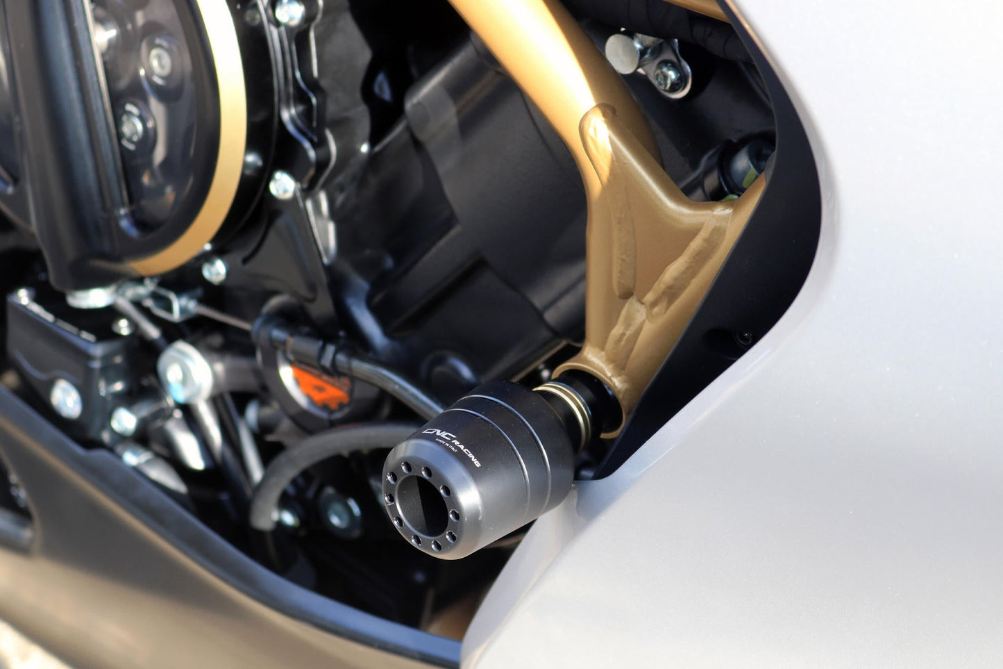 TC323 - CNC RACING MV Agusta Superveloce 800 (2020+) Frame Crash Protection Sliders – Accessories in the Motodeal Motorcycle Aftermarket Accessories and Parts Online Shop