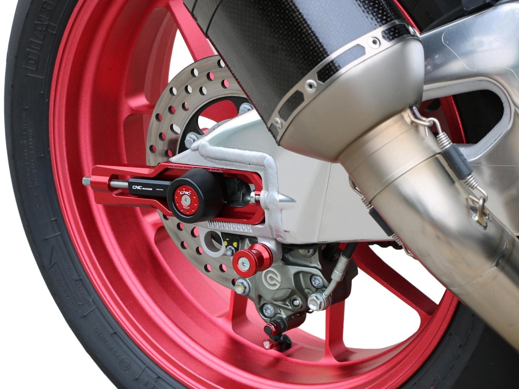 TD012 - CNC RACING Aprilia RSV4 / Tuono Chain Adjuster Kit – Accessories in the Motodeal Motorcycle Aftermarket Accessories and Parts Online Shop