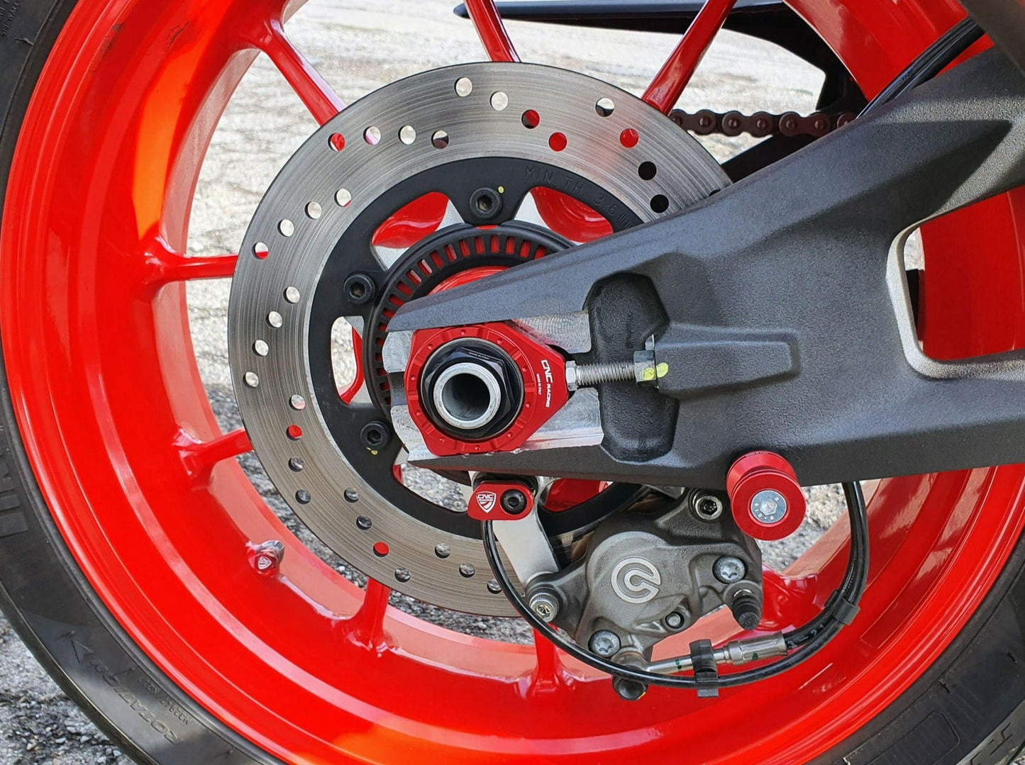 PR202 - CNC RACING Ducati Steel ABS Sensor Protection – Accessories in the Motodeal Motorcycle Aftermarket Accessories and Parts Online Shop