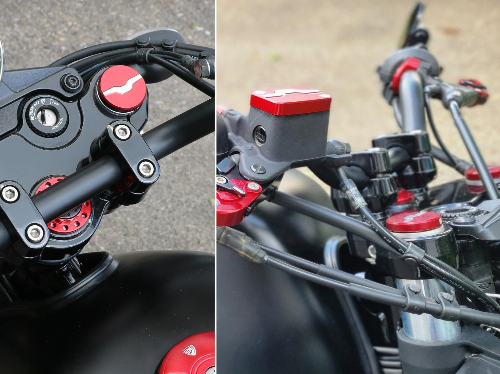 TE201 - CNC RACING Moto Guzzi V7 Stone (2019+) Fork Leg Plugs Covers – Accessories in the Motodeal Motorcycle Aftermarket Accessories and Parts Online Shop