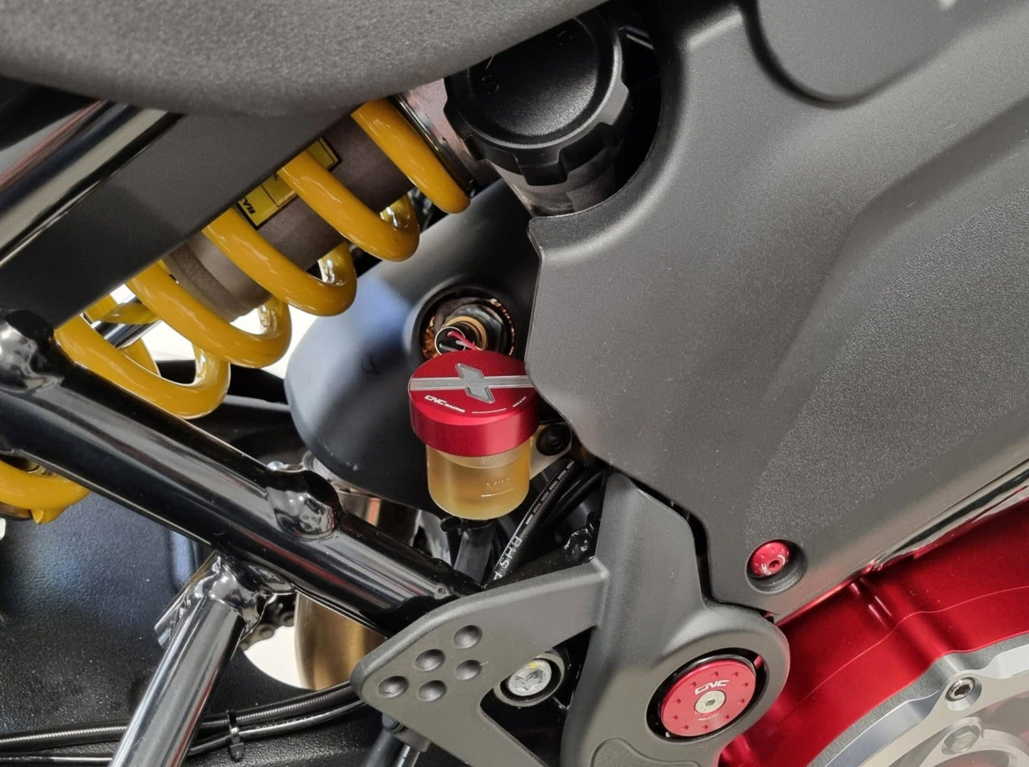 TF203 - CNC RACING Ducati DesertX (2022+) Rear Brake Fluid Tank Cap – Accessories in the Motodeal Motorcycle Aftermarket Accessories and Parts Online Shop