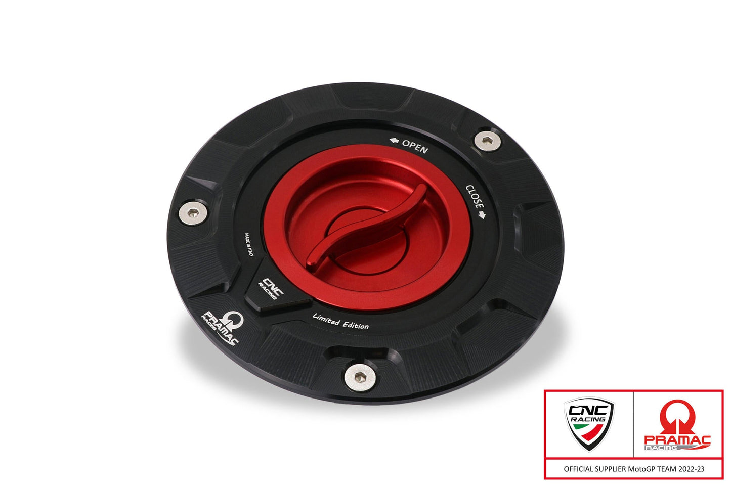 TS423PR - CNC RACING Ducati / MV Agusta Fuel Tank Cap (Pramac edition) – Accessories in the Motodeal Motorcycle Aftermarket Accessories and Parts Online Shop