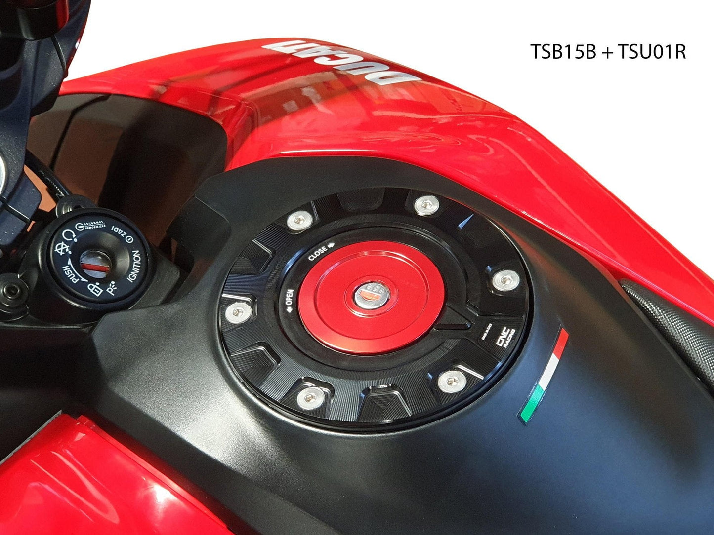 TSB15 - CNC RACING Ducati Fuel Tank Cap – Accessories in the Motodeal Motorcycle Aftermarket Accessories and Parts Online Shop
