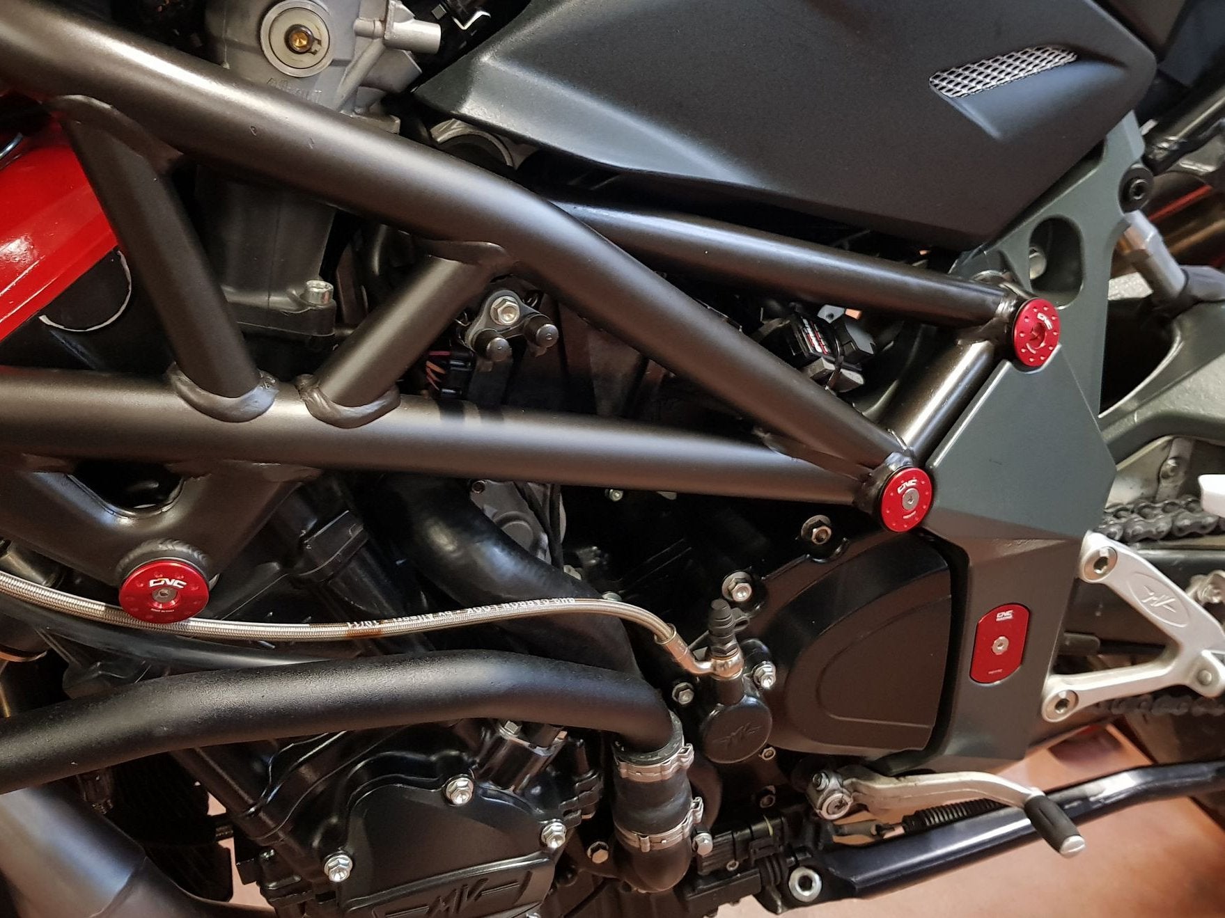 TT346 - CNC RACING MV Agusta Brutale 1090 Frame Plugs – Accessories in the Motodeal Motorcycle Aftermarket Accessories and Parts Online Shop